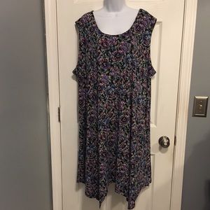 Avenue Handkerchief Hem Dress